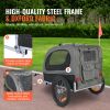 VEVOR Dog Bike Trailer, Supports up to 88 lbs, Pet Cart Bicycle Carrier, Easy Folding Frame with Quick Release Wheels, Universal Bicycle Coupler